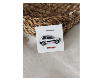 Значок Pin Fiat Panda 4x4, white