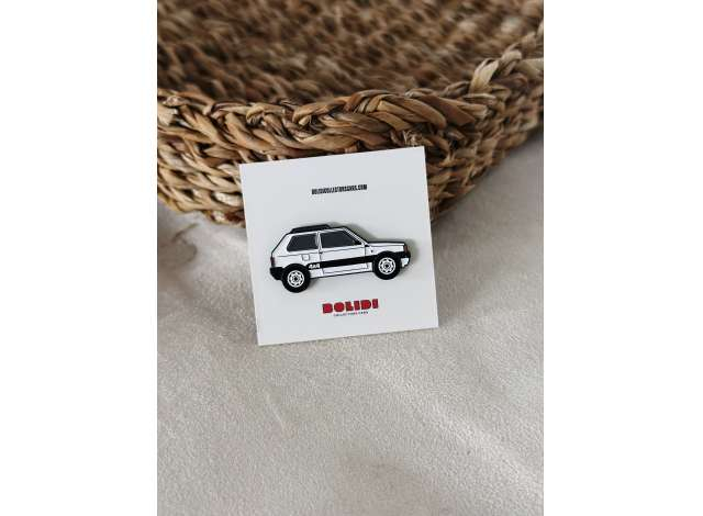 Значок Pin Fiat Panda 4x4, white