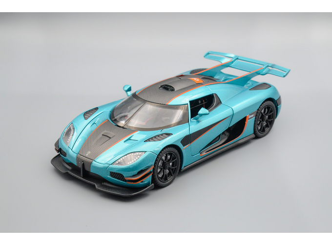 KOENIGSEGG One:1, зелёный, 20 см