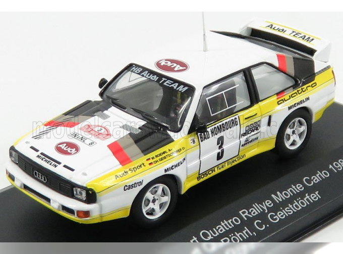 AUDI SPORT QUATTRO AUDI TEAM HB №3 2nd RALLY MONTECARLO (1985)