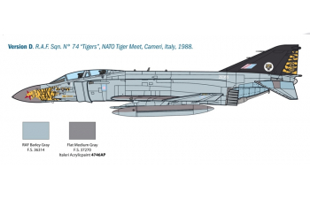 Сборная модель Американский тактический истребитель McDonnell Douglas F-4J Phantom II