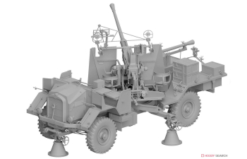 Сборная модель British Morris Bofors C9/B Gun Truck LATE