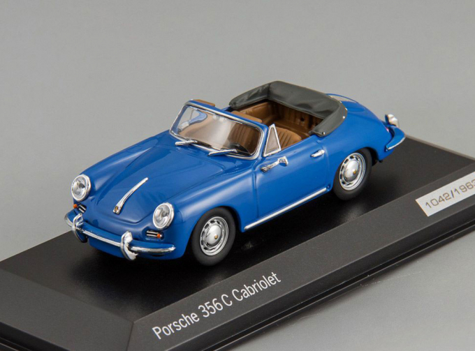 Porsche 356 C Cabriolet (1963), enamel blue