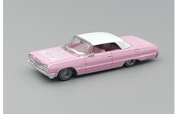 CHEVROLET Impala Convertible LowRider (1964), pink