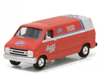 DODGE B-100 Van "STP" 1976 Red