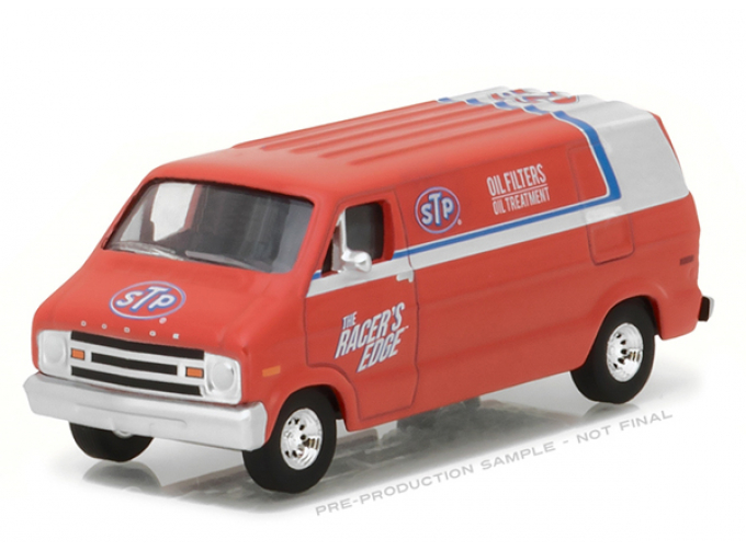 DODGE B-100 Van "STP" 1976 Red