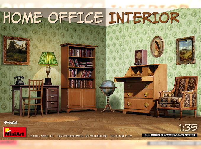 Сборная модель Home Office Interior