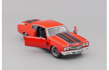 CHEVROLET Dom's Chevy Chevelle 454ss 1970 - Fast & Furious Iv (2009), red / black