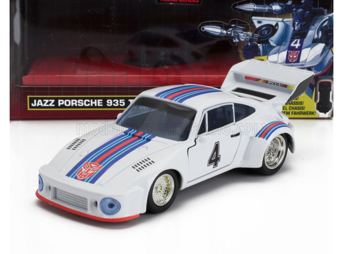 PORSCHE 935 Martini Racing №4 Racing Coupe (1981) - Transformers, White