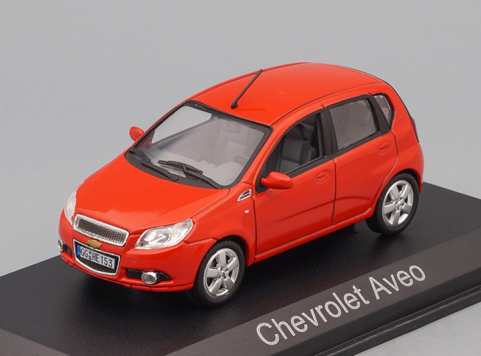 CHEVROLET Aveo (2009), red