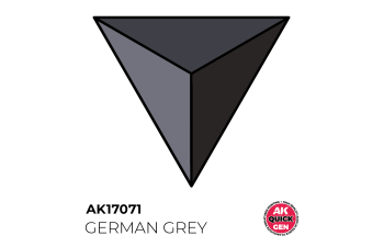 Краска акриловая QUICK GEN - Немецкий серый / GERMAN GREY, 18мл