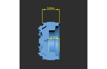Диск передний МАЗ-64221 под подшипник 8мм