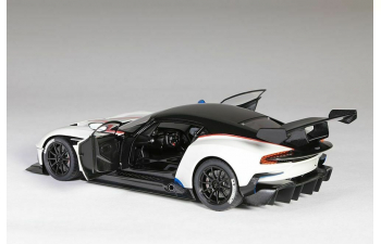 Aston Martin Vulcan - 2015 (stratus white with blue and red stripes)