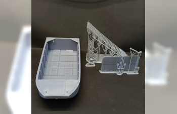 Сборная модель Носовой полупонтон парка Н2П