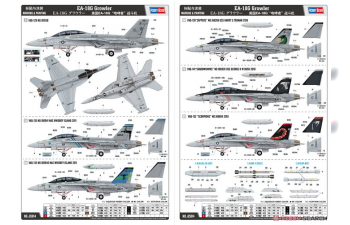 Сборная модель самолет EA-18G Crowler