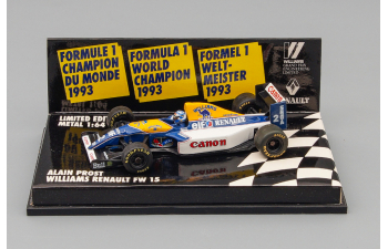 WILLIAMS RENAULT FW 15 #2 Alain Prost (1993), Formula 1 World Champion