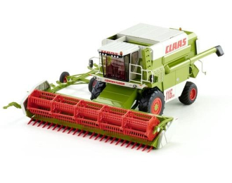 CLAAS Commandor 116CS combine harvester, green/red