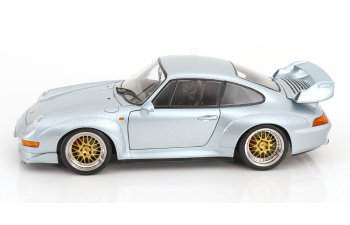 PORSCHE 911 (993) GT2 BBS rims (1996), polar silver