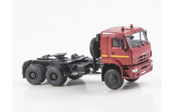 Камский грузовик 65225 (рестайлинг) седельный тягач, бордовый