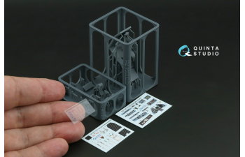 3D Декаль интерьера кабины Ка-50 (серо-голубые панели) (HobbyBoss/ARK) (с 3D-печатными деталями)