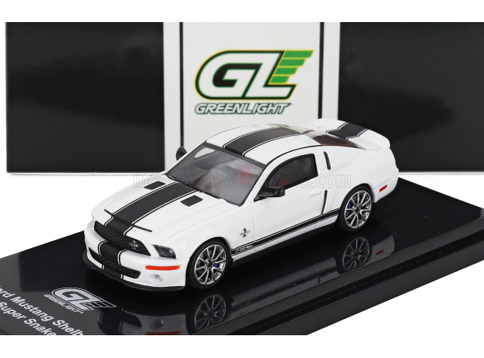 FORD Mustang SHELBY GT500 Super Snake Coupe (2007), white / black