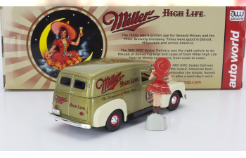 GMC Delivery Truck With Miller Figure (1951), Gold