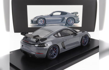 PORSCHE 718 (982) Cayman Gt4 Rs (2021) - Con Vetrina - With Showcase, Arctic Grey