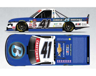 Chevrolet Silverado #41 Josh Bilicki *Circle B Diecast*, white/blue 2025