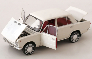 FIAT 124 "Европейский автомобиль года 1967" (1966), white