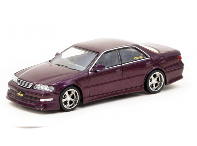 TOYOTA Mark II JZX100 VERTEX RHD, purple metallic