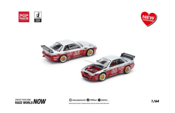 NISSAN Pandem Silvia S13, Moontech red