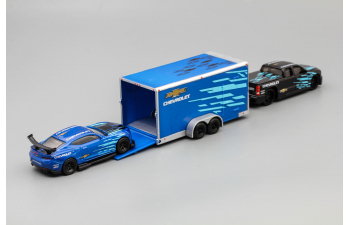 CHEVROLET Pick-Up With Trailer + Camaro N 17 Racing 2019