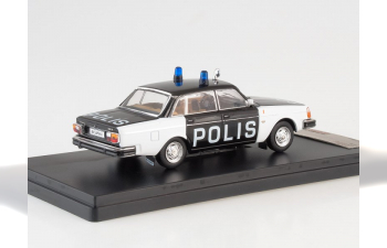 VOLVO 244 "Polis" (1978), white / black