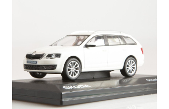 SKODA Octavia III Combi (2013), white candy uni