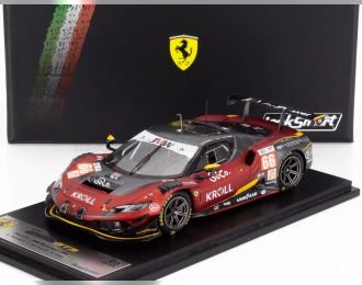 FERRARI 296 Gt3 3.0l Turbo V6 Team Jmw Motorsport №66 24h Le Mans (2024) Giacomo Petrobelli - Larry Ten Voorde - Salih Yoluc, Red Black
