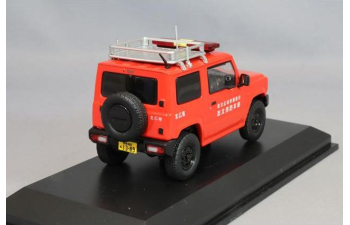 SUZUKI Jimny XG (JB64W) Public Relations Car Shida-Shizuoka FD (2019), red