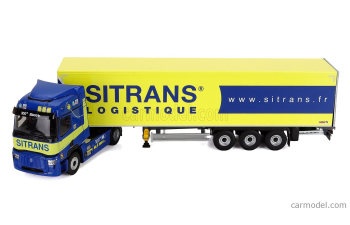 RENAULT T-line E-tech Truck Cassonato Sitrans Transports (2023), Blue Yellow