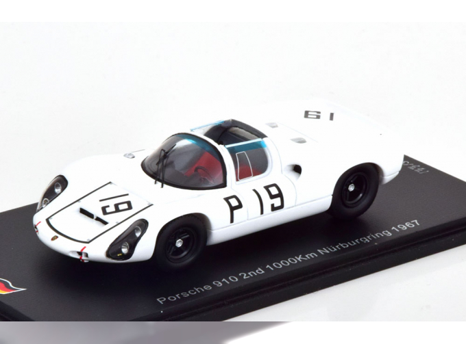 PORSCHE 910 №19 1000km Nuerburgring, Hawkins/Koch (1967)