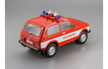 LADA NIVA 1600 4X4 "FEUERWEHR" (1985), red / white