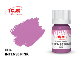 Краска акриловая 12 мл, Интенсивный розовый (Intense Pink)