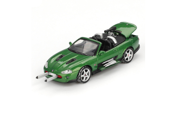 JAGUAR XKR (2002), green metallic