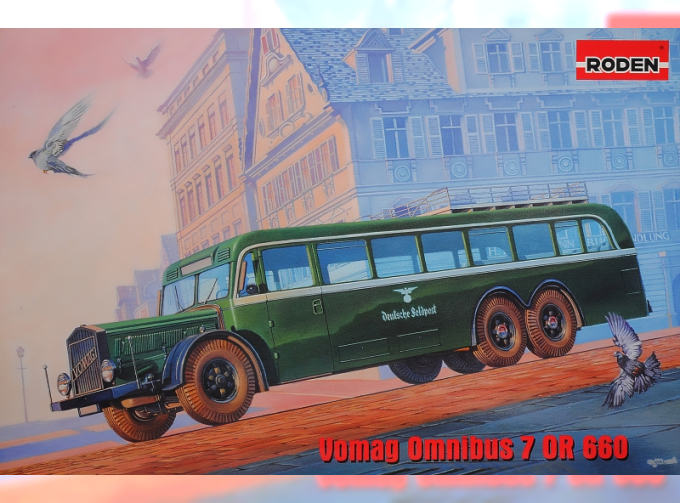 Сборная модель Немецкий автобус Vomag Omnibus 7 OR 660