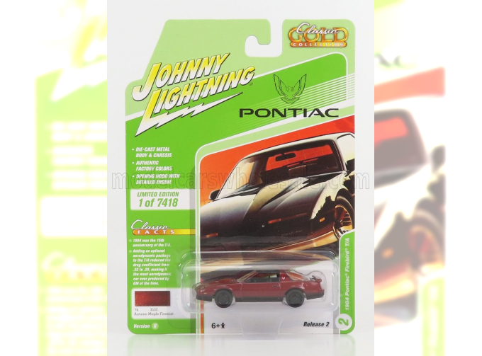 PONTIAC Firebird Trans Am (1984), Dark Red