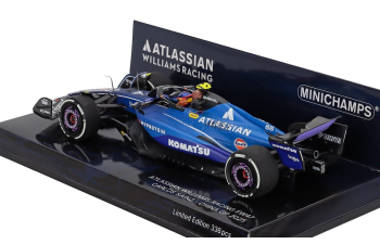 WILLIAMS F1  Fw47 Team Williams Atlassian Racing №55 China Gp (2025) Carlos Sainz, Blue Black