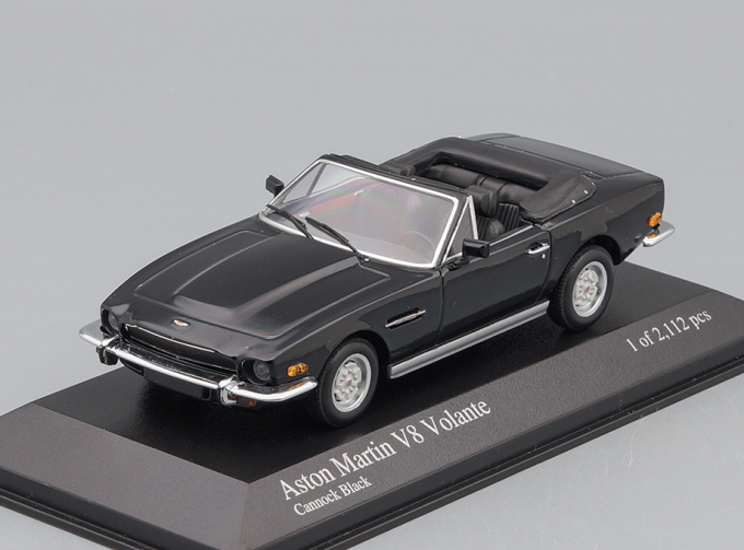 ASTON MARTIN V8 CABRIOLET 1987, BLACK 