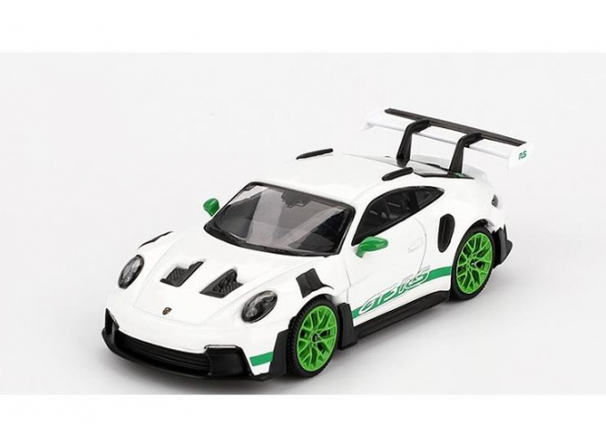 PORSCHE 911 (992) GT3 RS, white/green