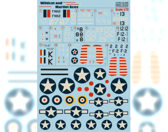 Wildcat and Martlet Aces Wet decal