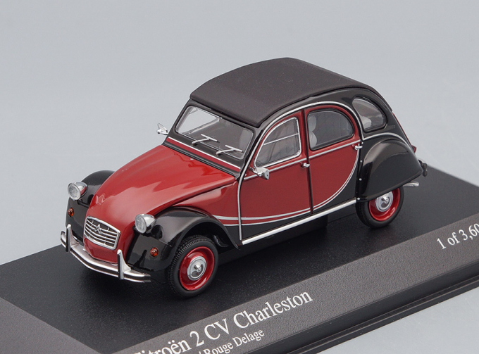 CITROEN 2 CV Charleston (1980), red / black