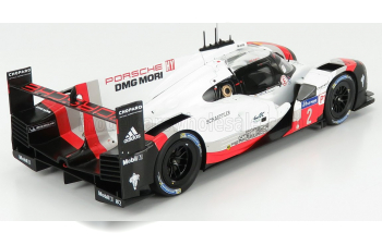 PORSCHE 919 Hybrid 2.0l Turbo V4 Team Porsche №2 Winner 24h Le Mans (2017) T.Bernhard - E.Bamber - B.Hartley, White Red Black