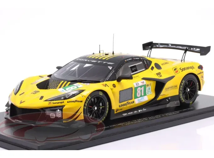 CHEVROLET Corvette Z06 GT3.R 5.5L V8 TEAM TF SPORT №81 3rd LMGT3 class 24h LeMans 2025 (35th Overall ranking) Rui Andrade, Charlie Eastwood, Tom Van Rompuy